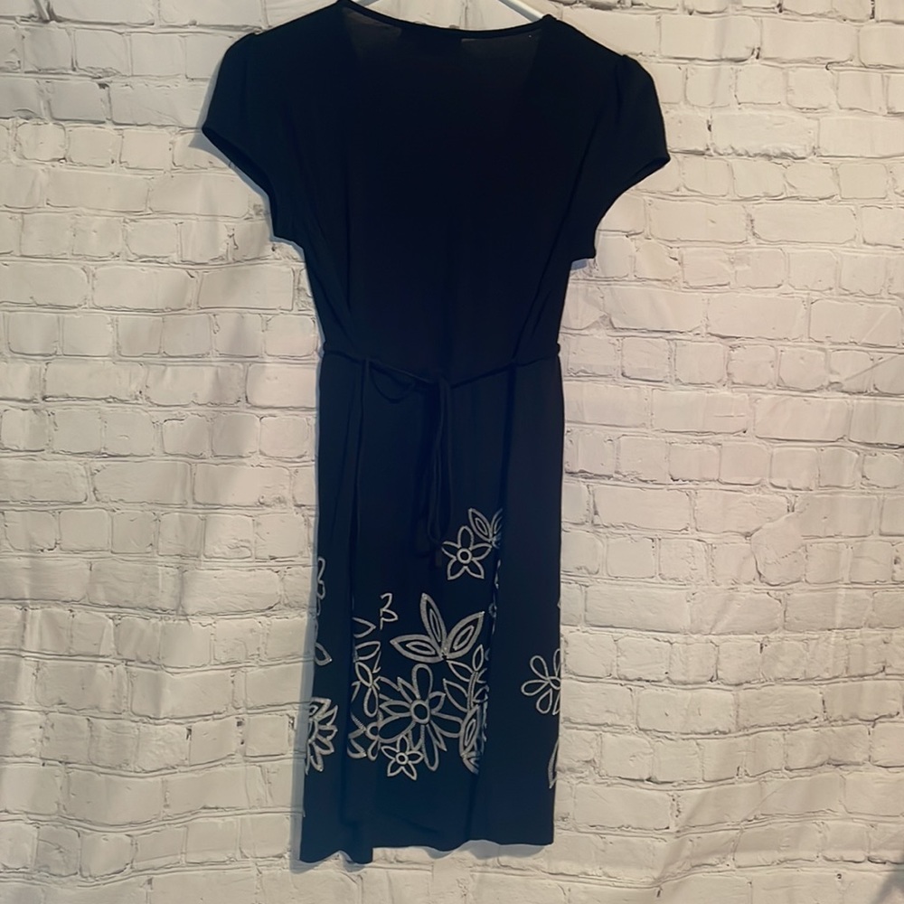 Boho Black Dress Sz Small - Picture 5 of 5